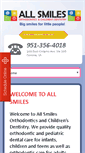 Mobile Screenshot of allsmileskids.com